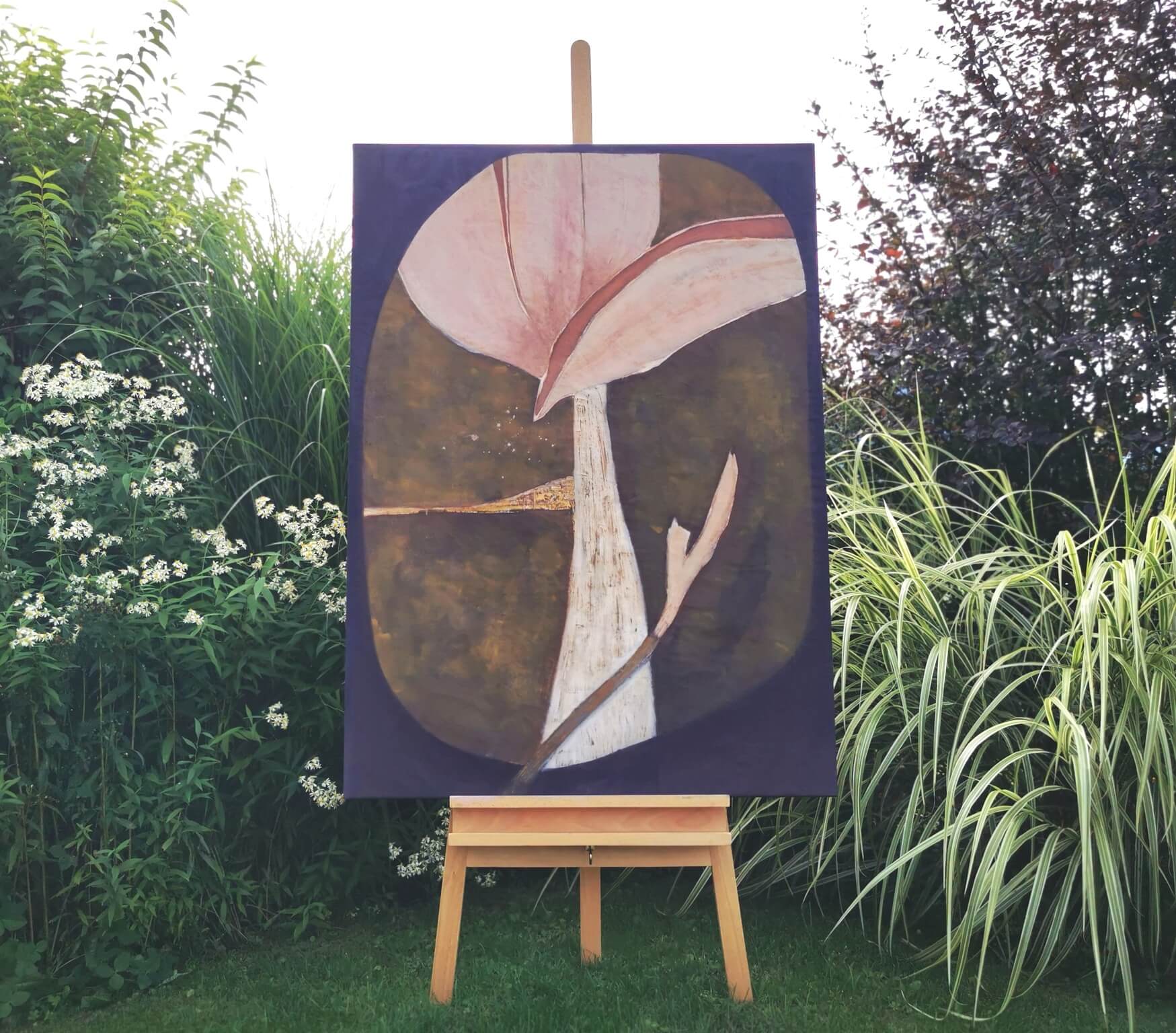 Kunstwerk von Graziella Musumeci aus der Ausstellung Metamorphosen